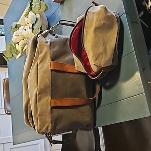 Fat Felt weekender and dopp bag